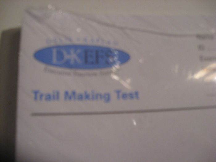 D kefs trail making test