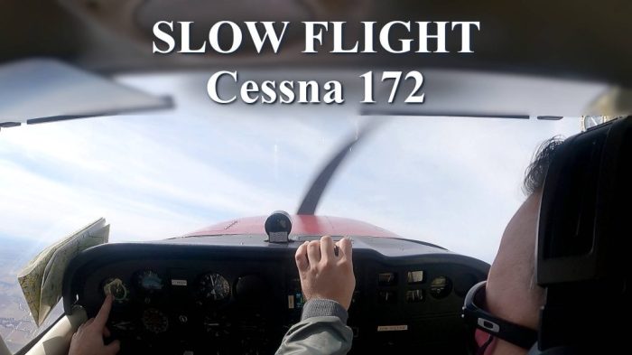 Slow flight procedure cessna 172