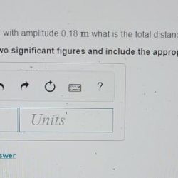 If a particle undergoes shm with amplitude 0.18